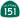 state route 151 marker